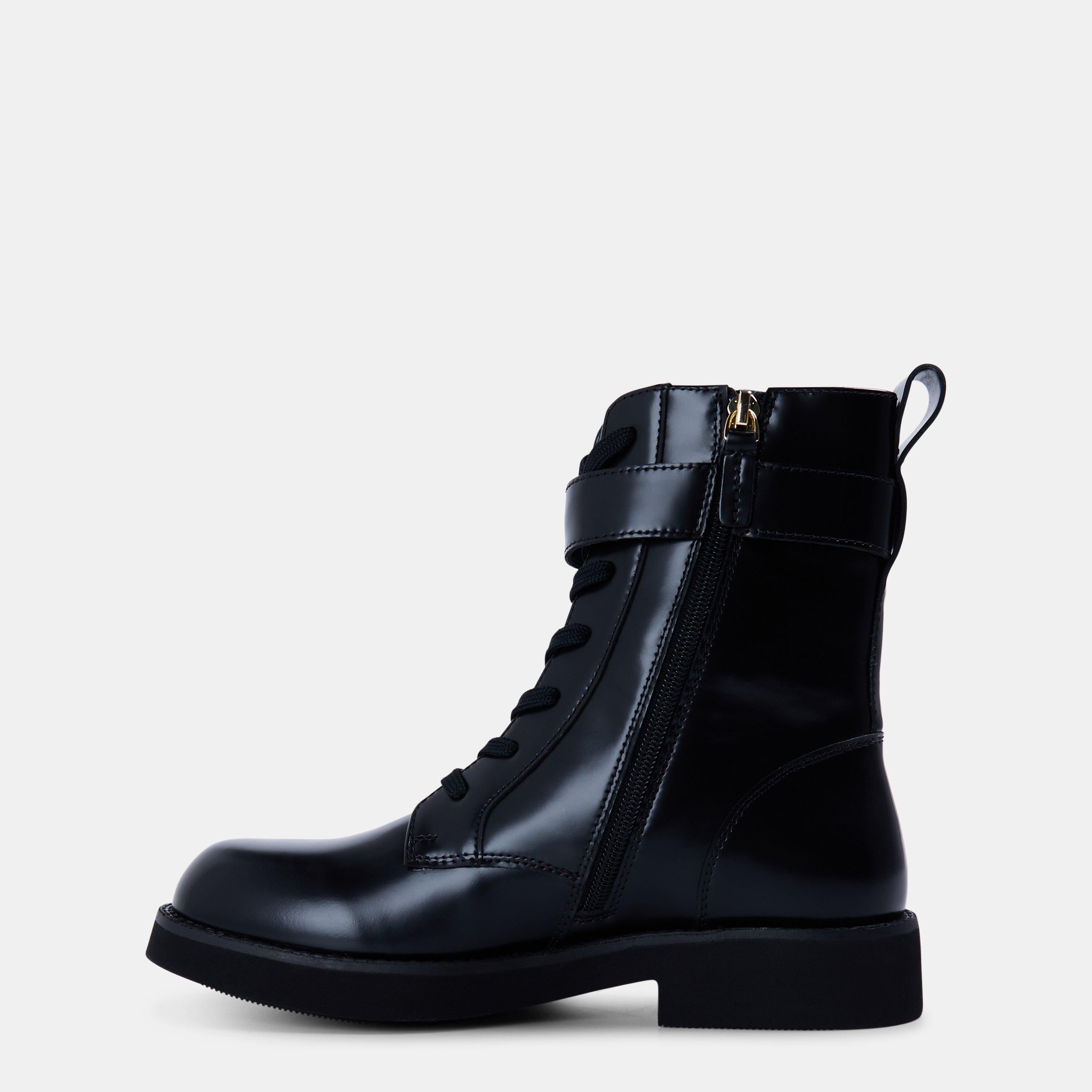 Women's Eleri Leather Biker Style Boots