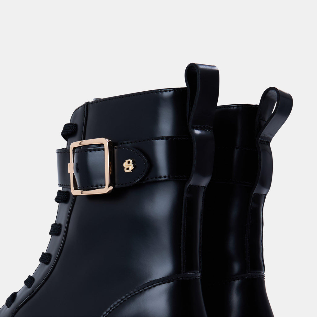 Women's Eleri Leather Biker Style Boots