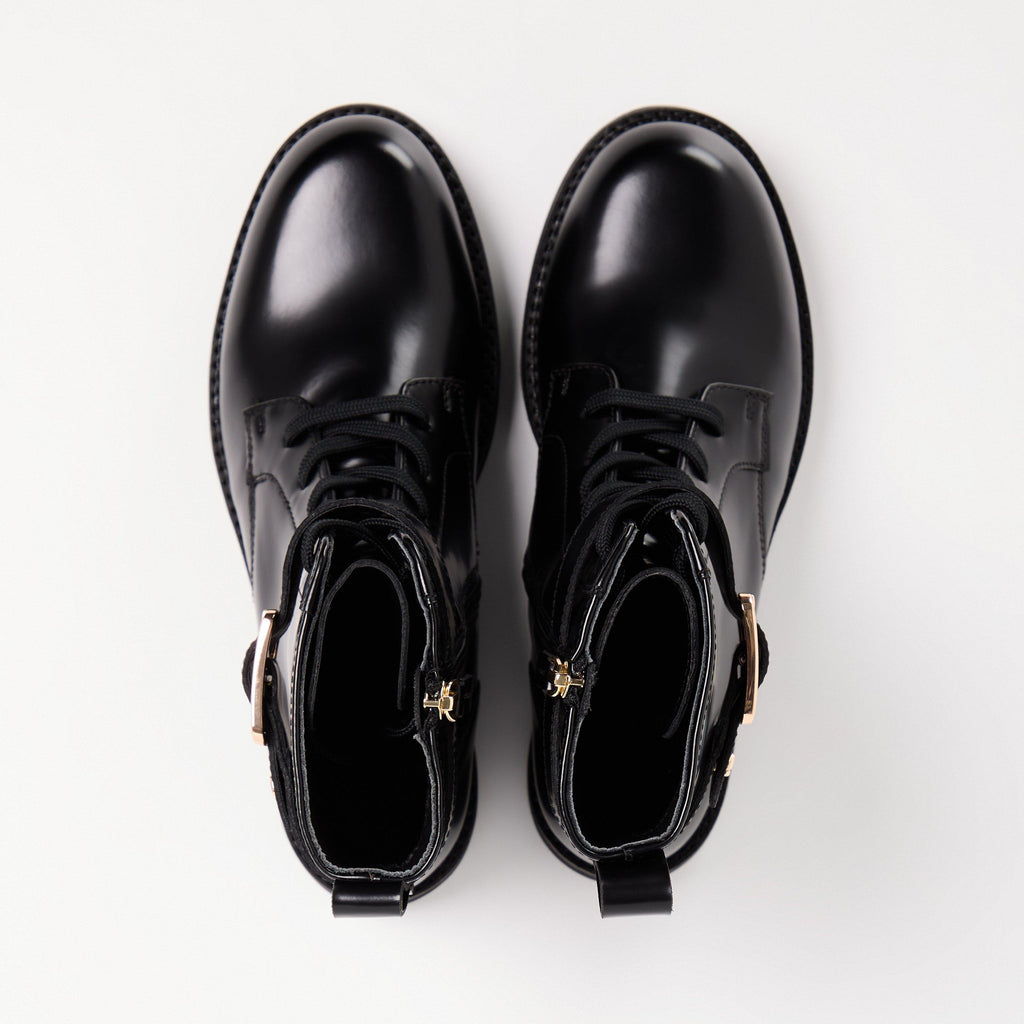 Women's Eleri Leather Biker Style Boots