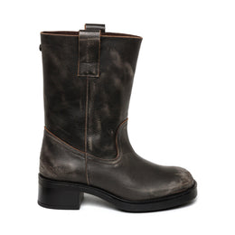 Benedict Side Zip Biker Boots