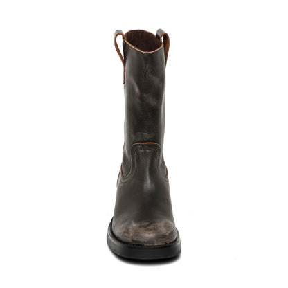 Benedict Side Zip Biker Boots