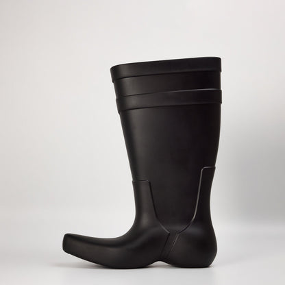 Structured Ankle Heeled Boots
