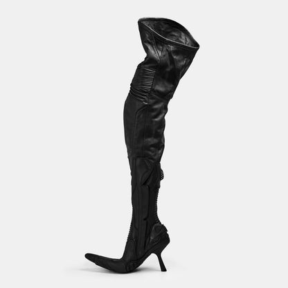 Biker Over-The-Knee Boots