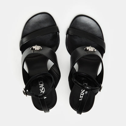 Structured Heel Heeled Sandals