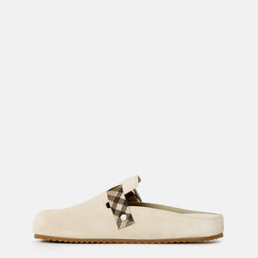 Checked Clogs