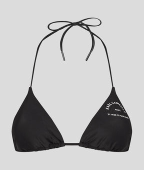 RUE ST-GUILLAUME WRAP-AROUND TRIANGLE BIKINI TOP