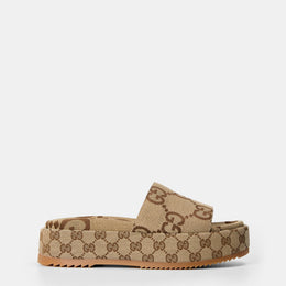 Platform Slide Sandals