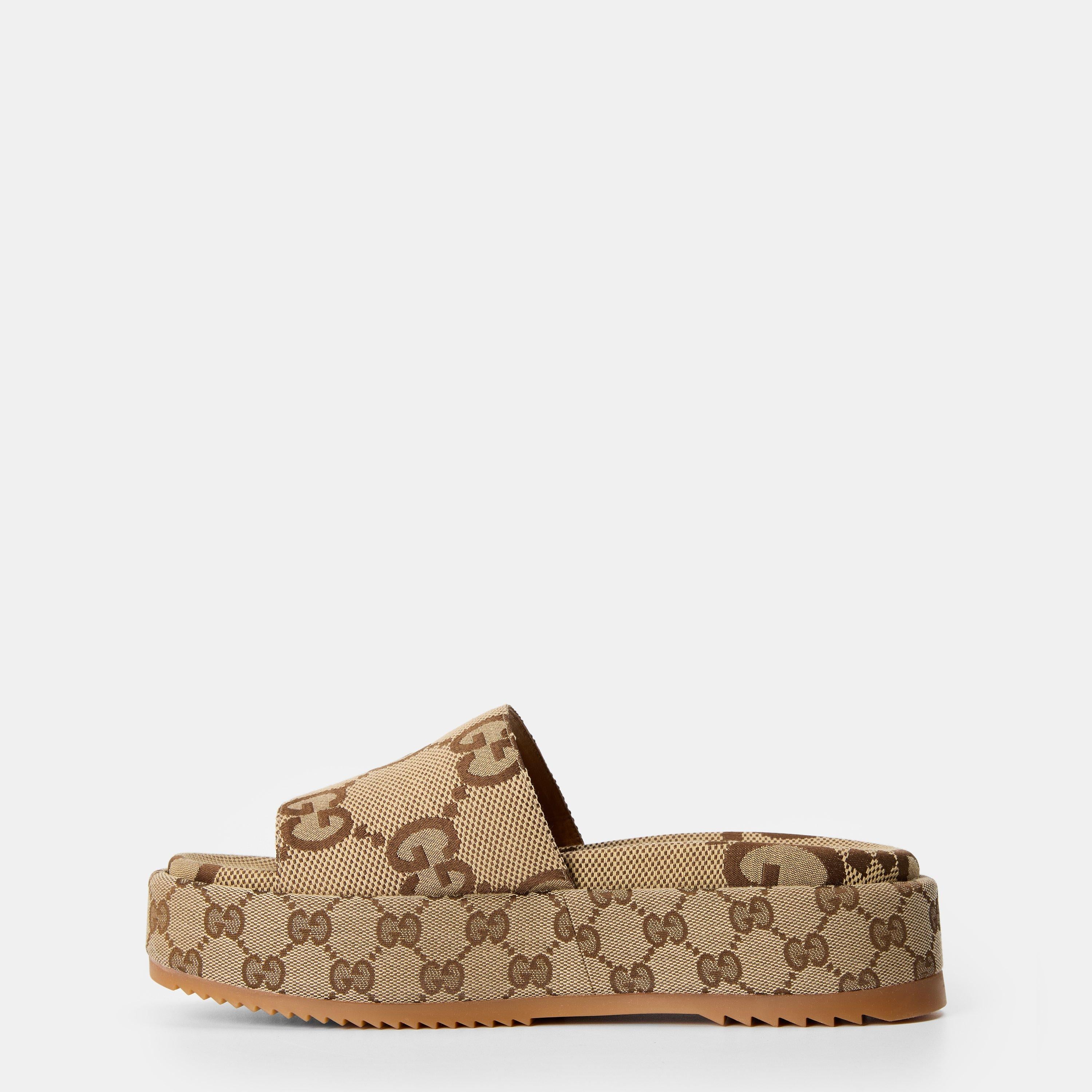 Platform Slide Sandals