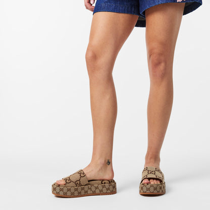 Platform Slide Sandals