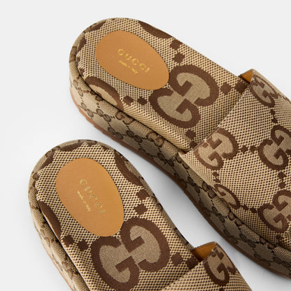 Platform Slide Sandals