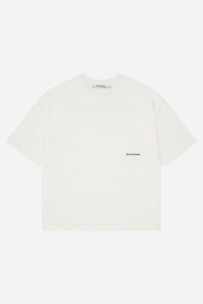 Box t-shirt - oat / black