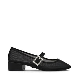 Champaign Block Heel Court Shoes