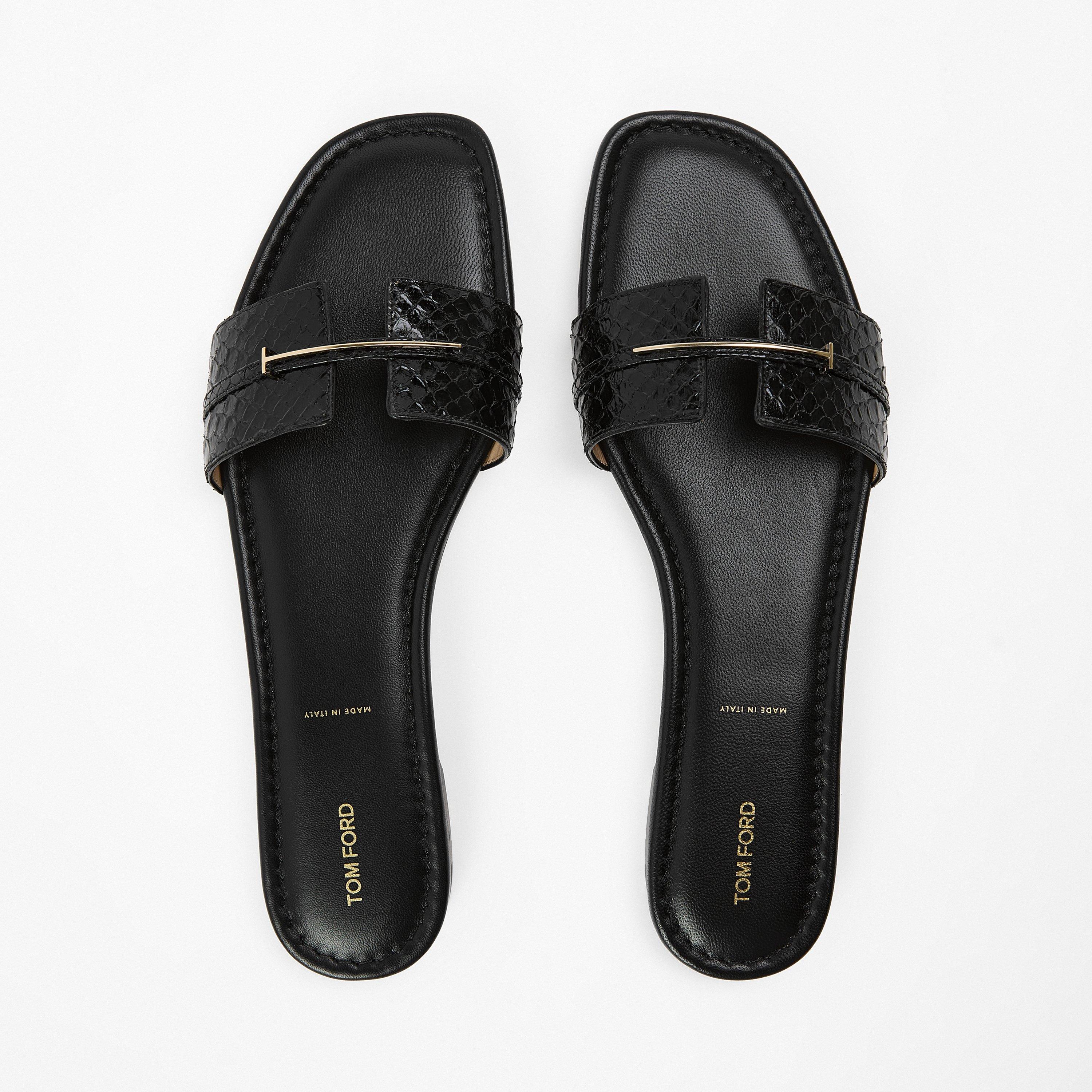 TF Slide Flat Sandals