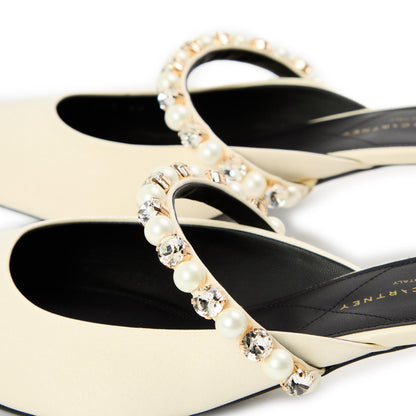 Elsa Stn Heeled Mule