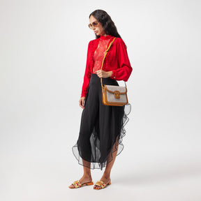 Vlogo Raffia-Jacquard Cherry Slides.