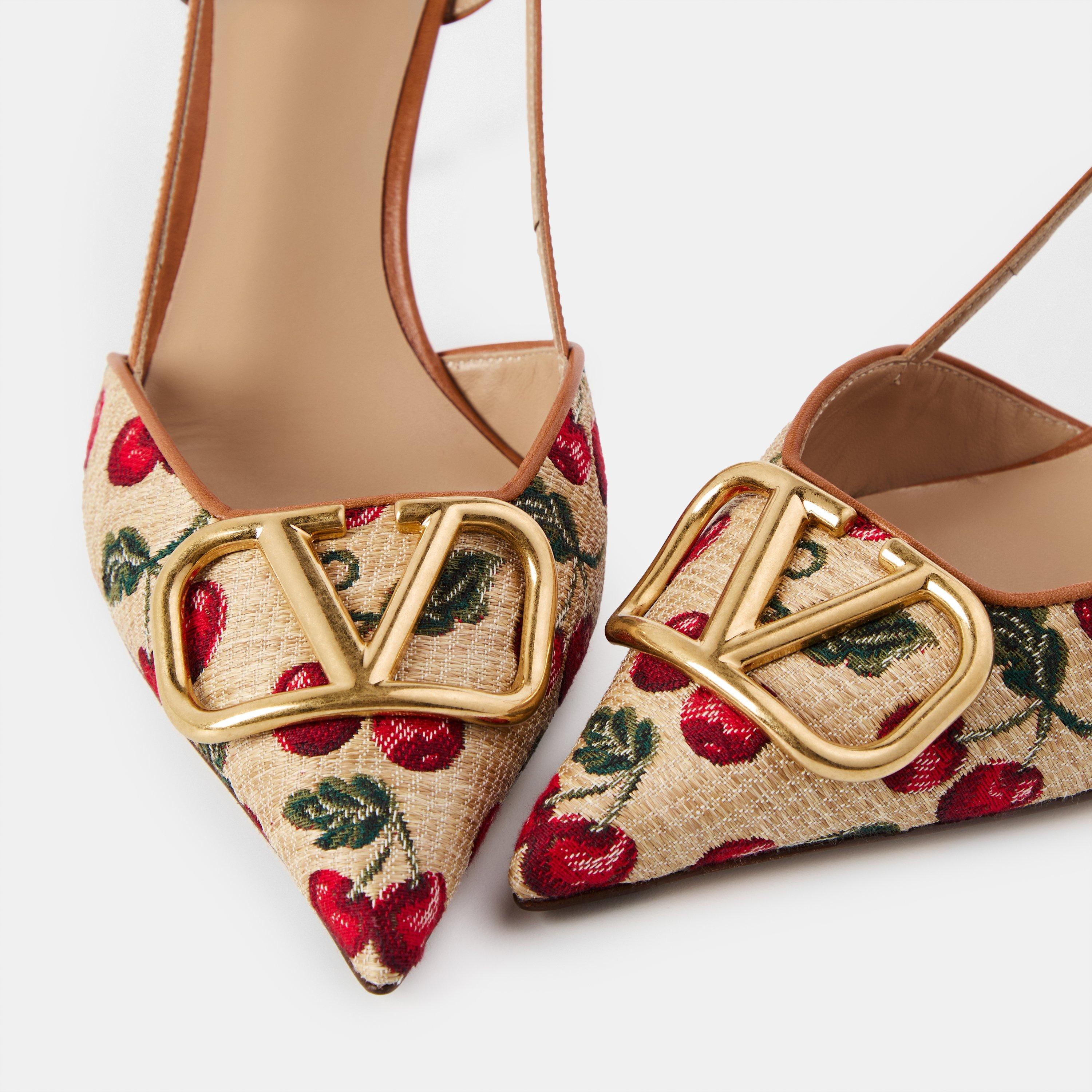 Vlogo Hardware Slingbacks