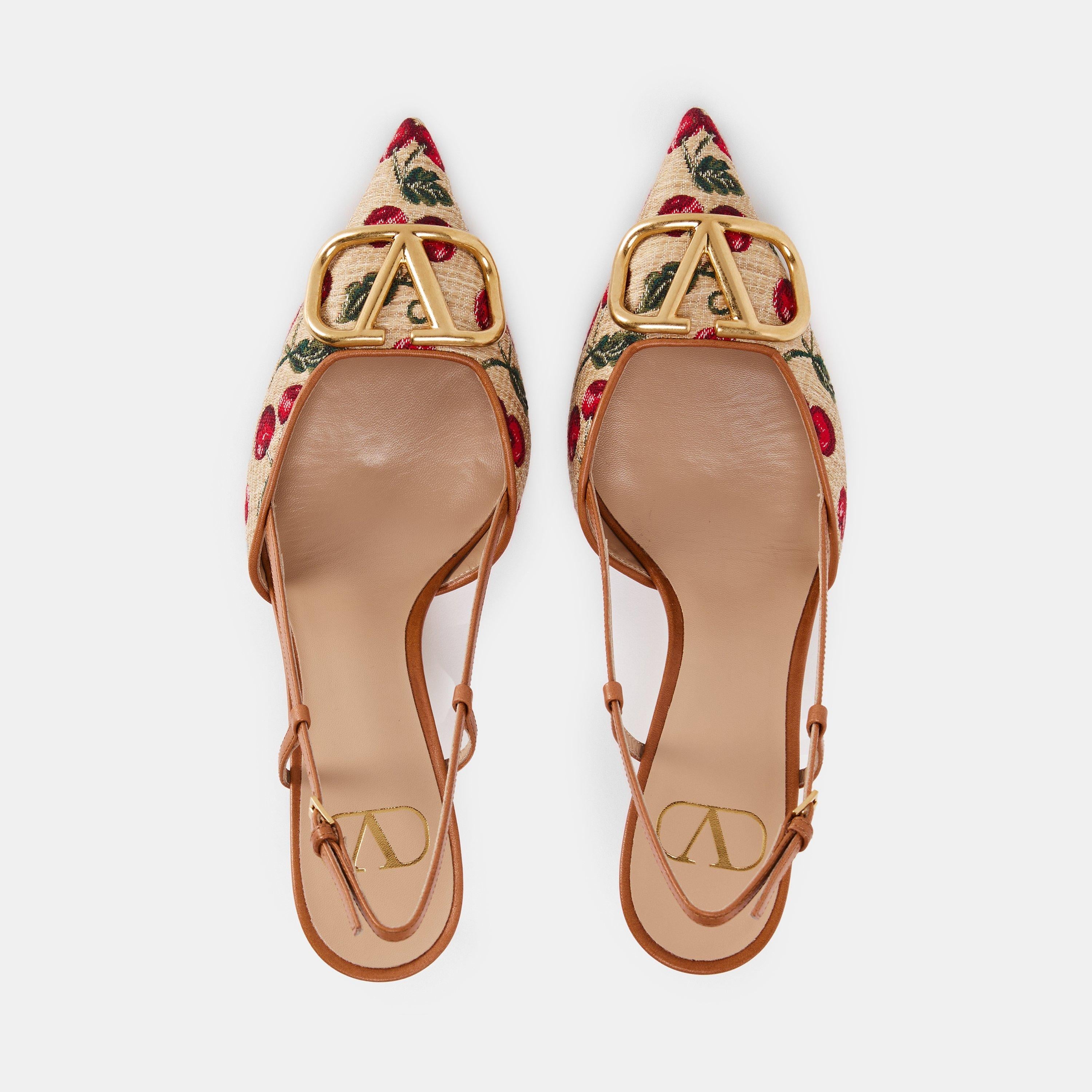 Vlogo Hardware Slingbacks