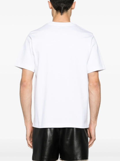 Casablanca Statue En Marbe Printed T-Shirt in White
