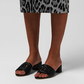 Logo Cut-Out Mules