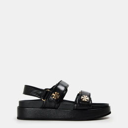 Kira Leather Flat Sandals