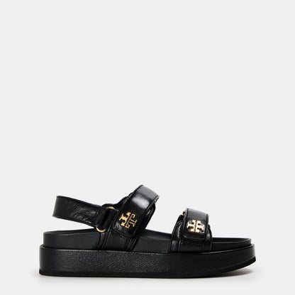 Kira Leather Flat Sandals