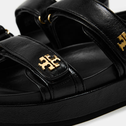 Kira Leather Flat Sandals