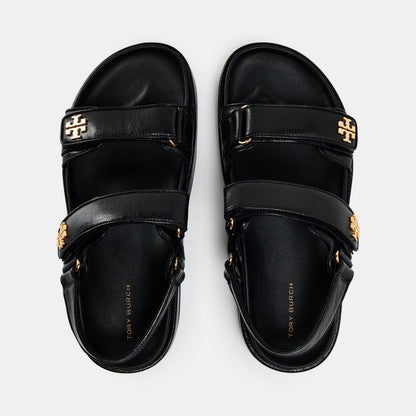 Kira Leather Flat Sandals