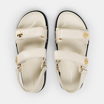 Kira Leather Flat Sandals