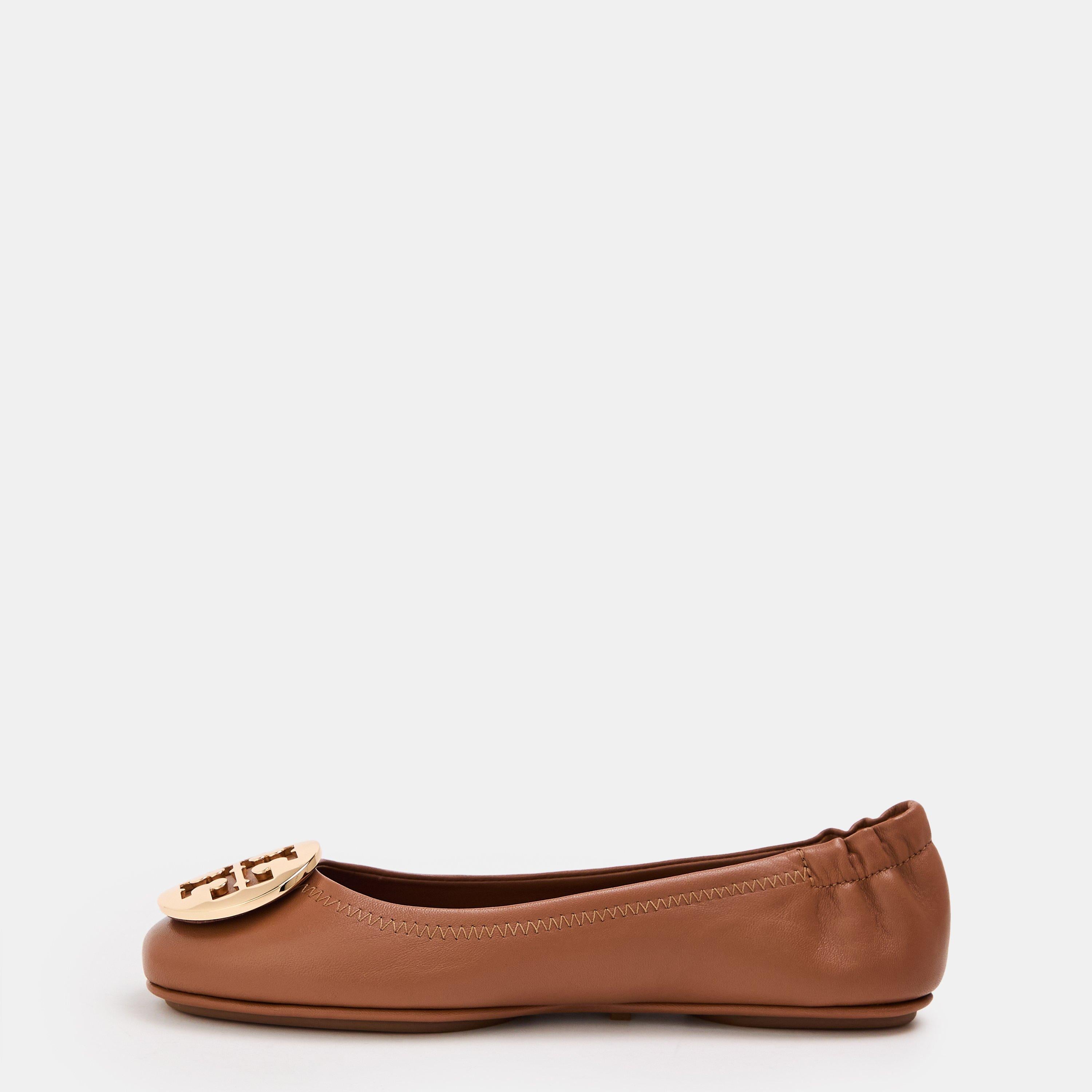 Tory Lthr Blt Flats Ld99