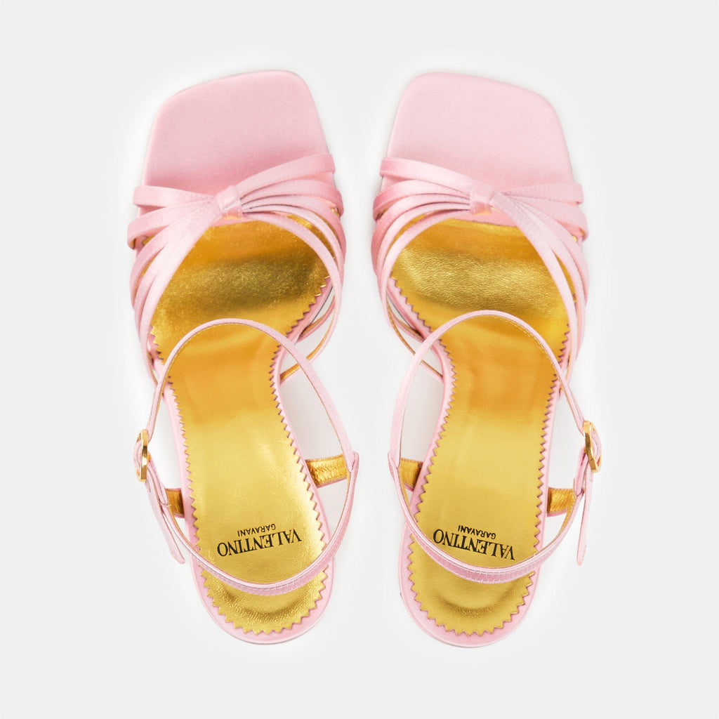 Crystal 90mm Satin Sandals