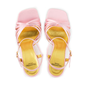 Crystal 90mm Satin Sandals
