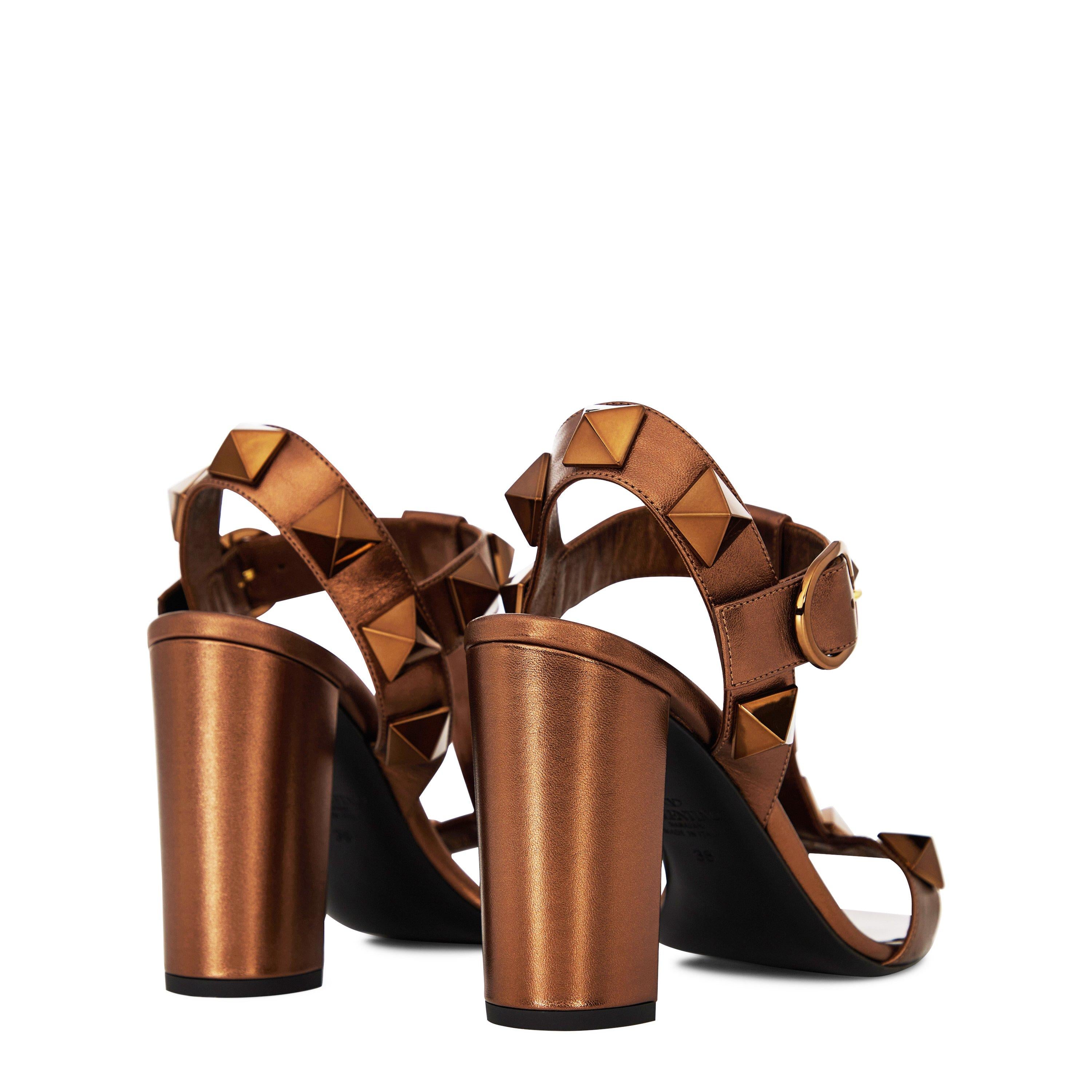Roman Stud Calfskin 90mm Sandals