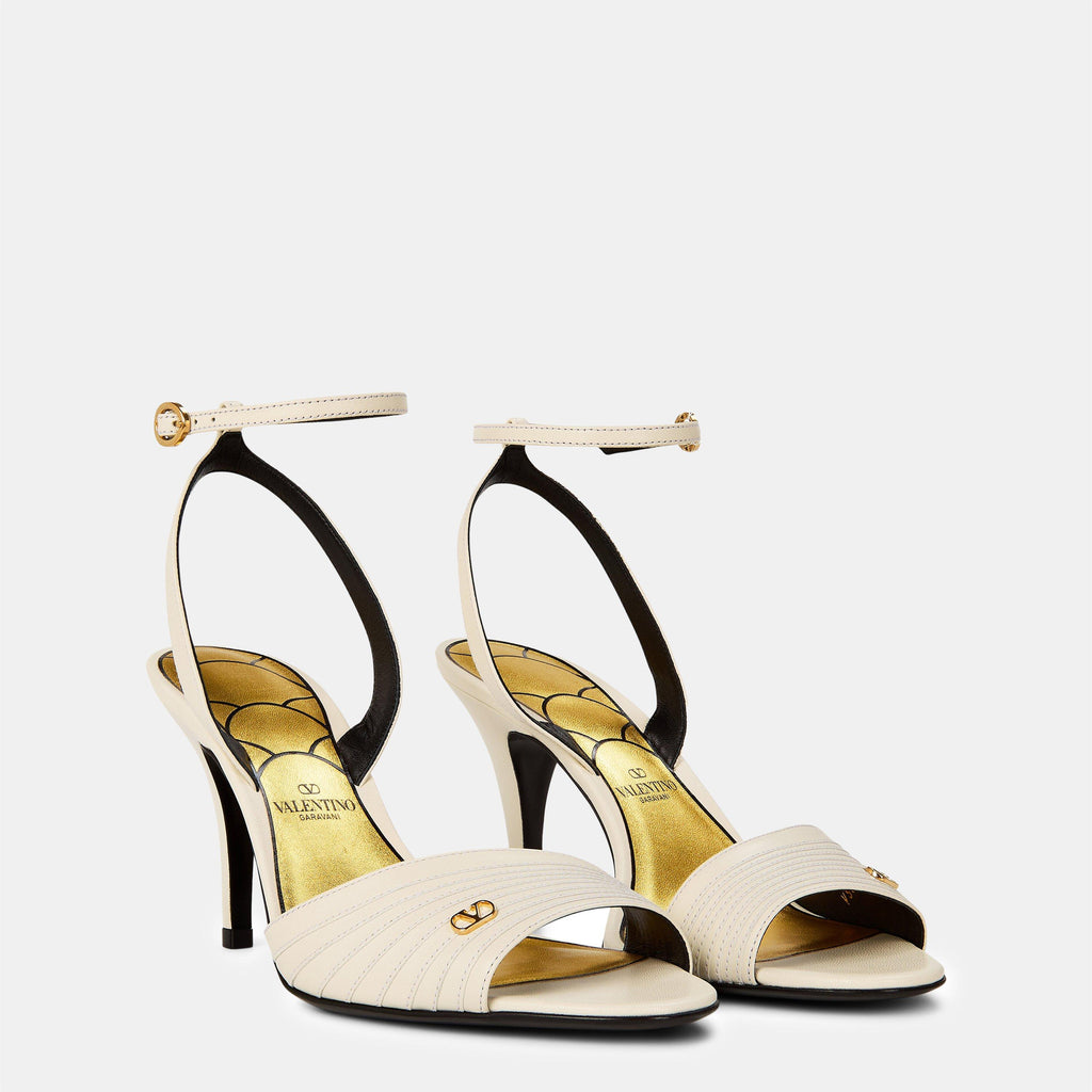 Ladycrush Laminated Nappa Sandals