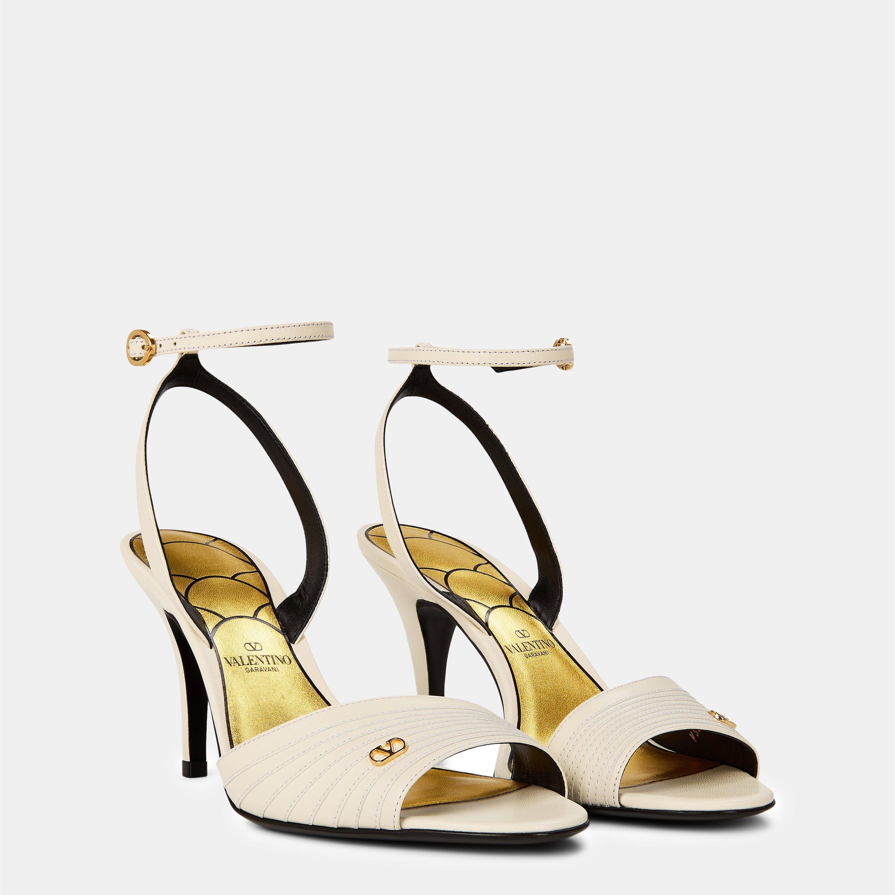 Ladycrush Laminated Nappa Sandals