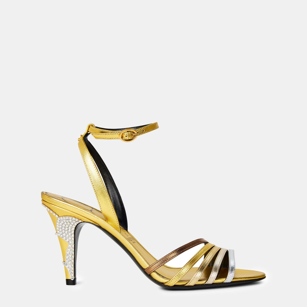 Ladycrush Laminated Nappa Sandals