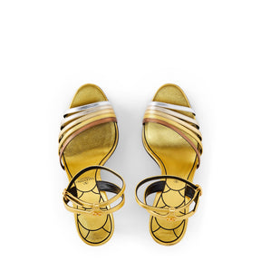 Ladycrush Laminated Nappa Sandals