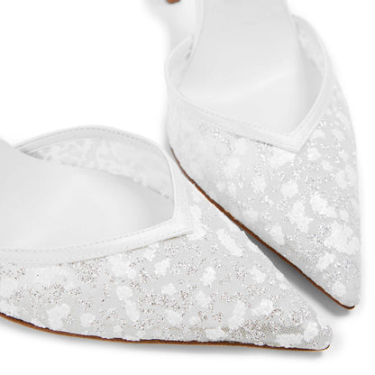 Saeda100H Lce Stiletto Court Shoes