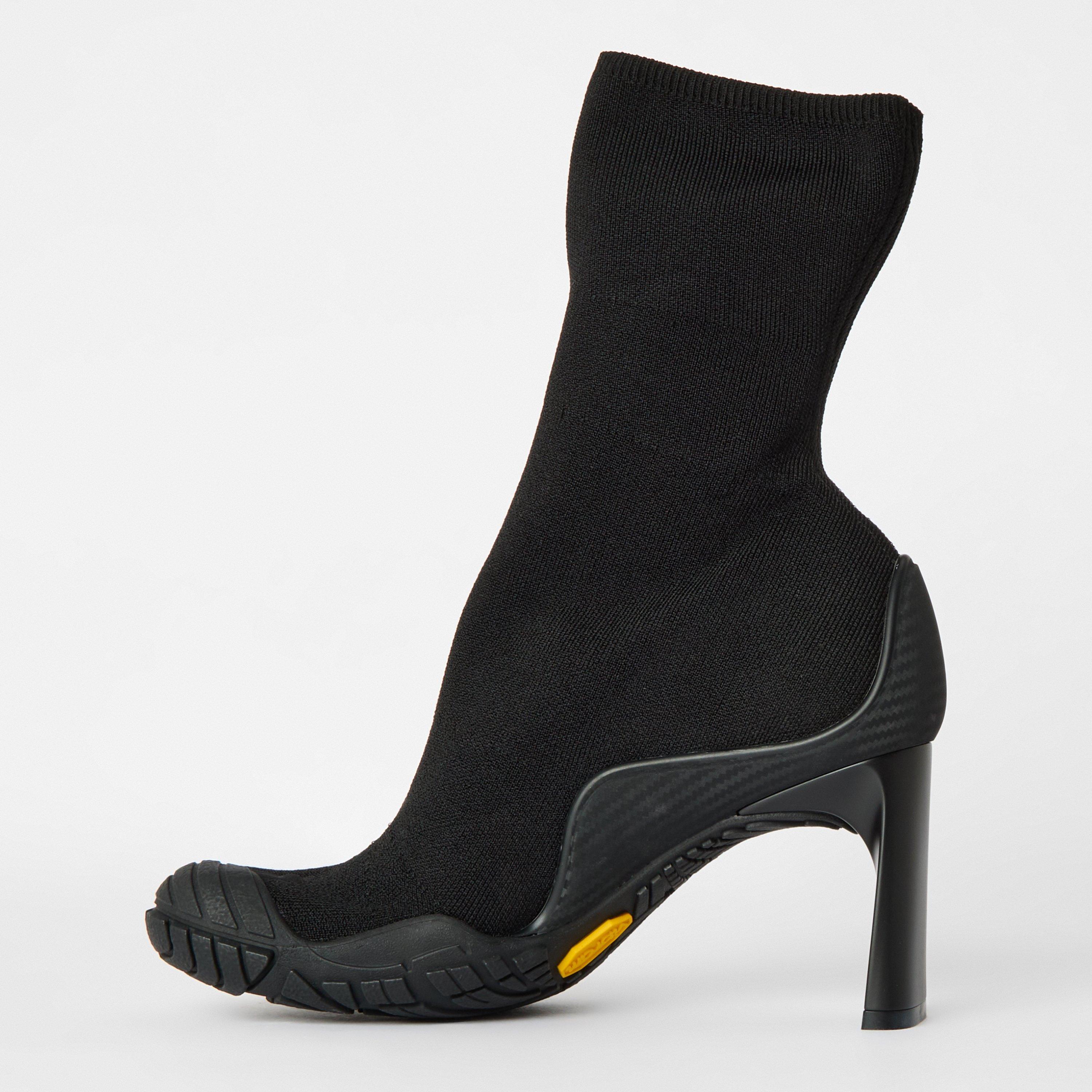Structured Designer Ankle Heeled Boots