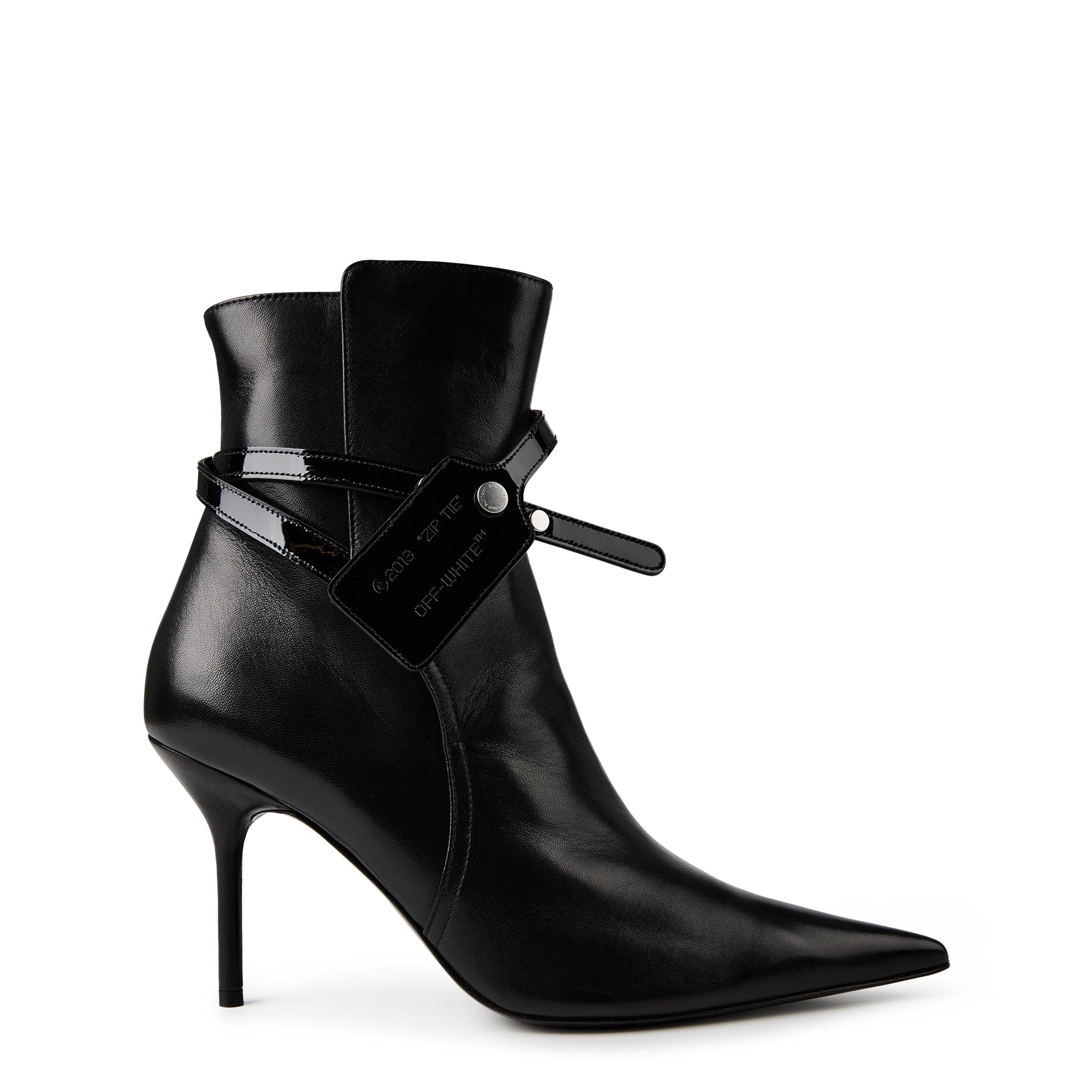 Nappa Zip Ankle Boots