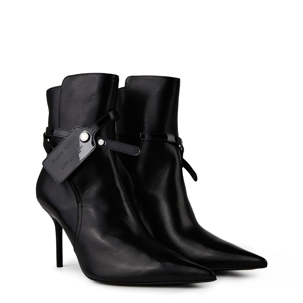Nappa Zip Ankle Boots