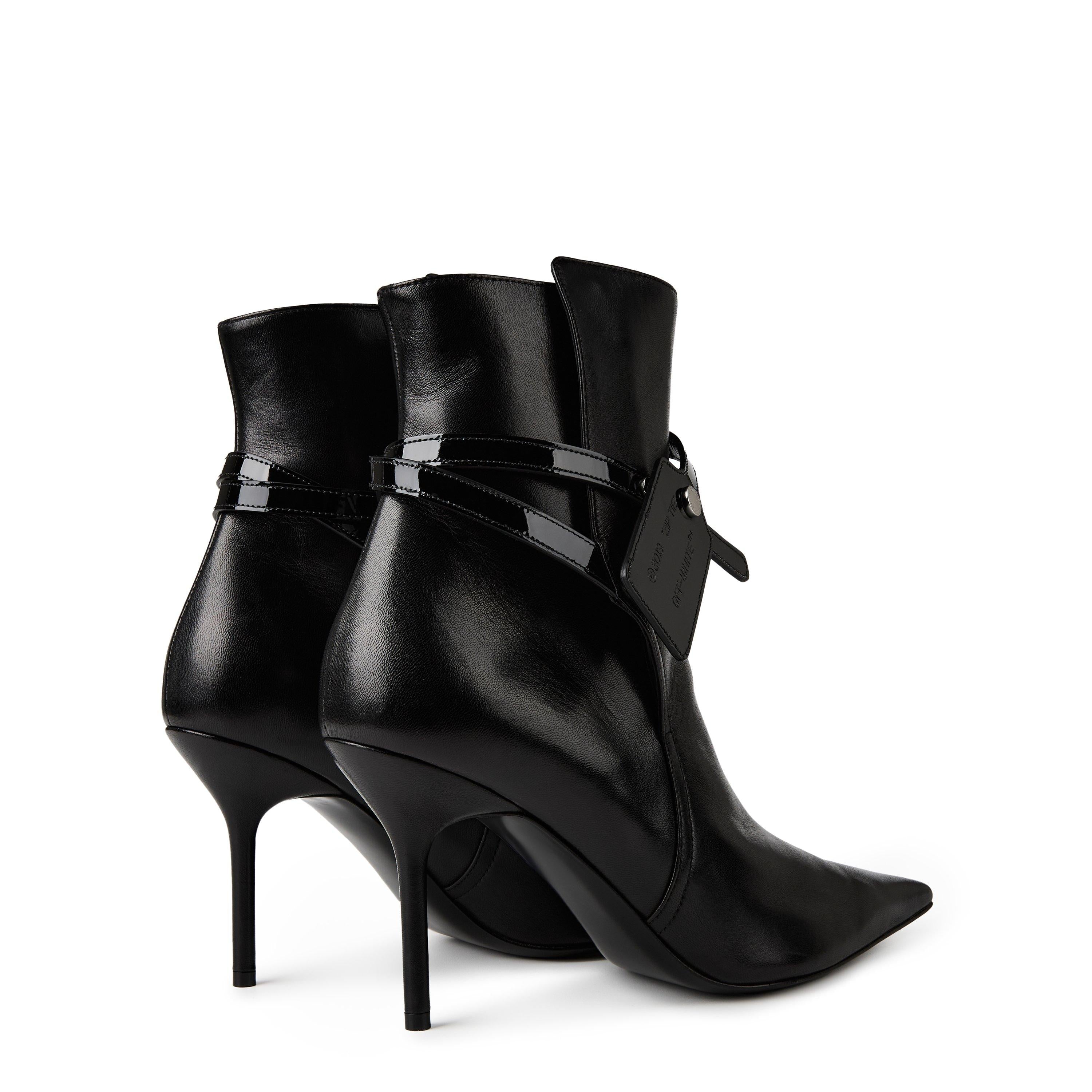 Nappa Zip Ankle Boots