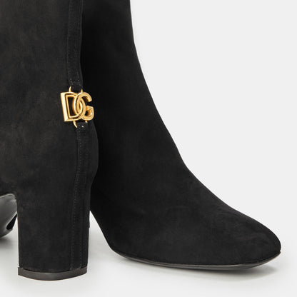 Structured Ankle Heeled Boots