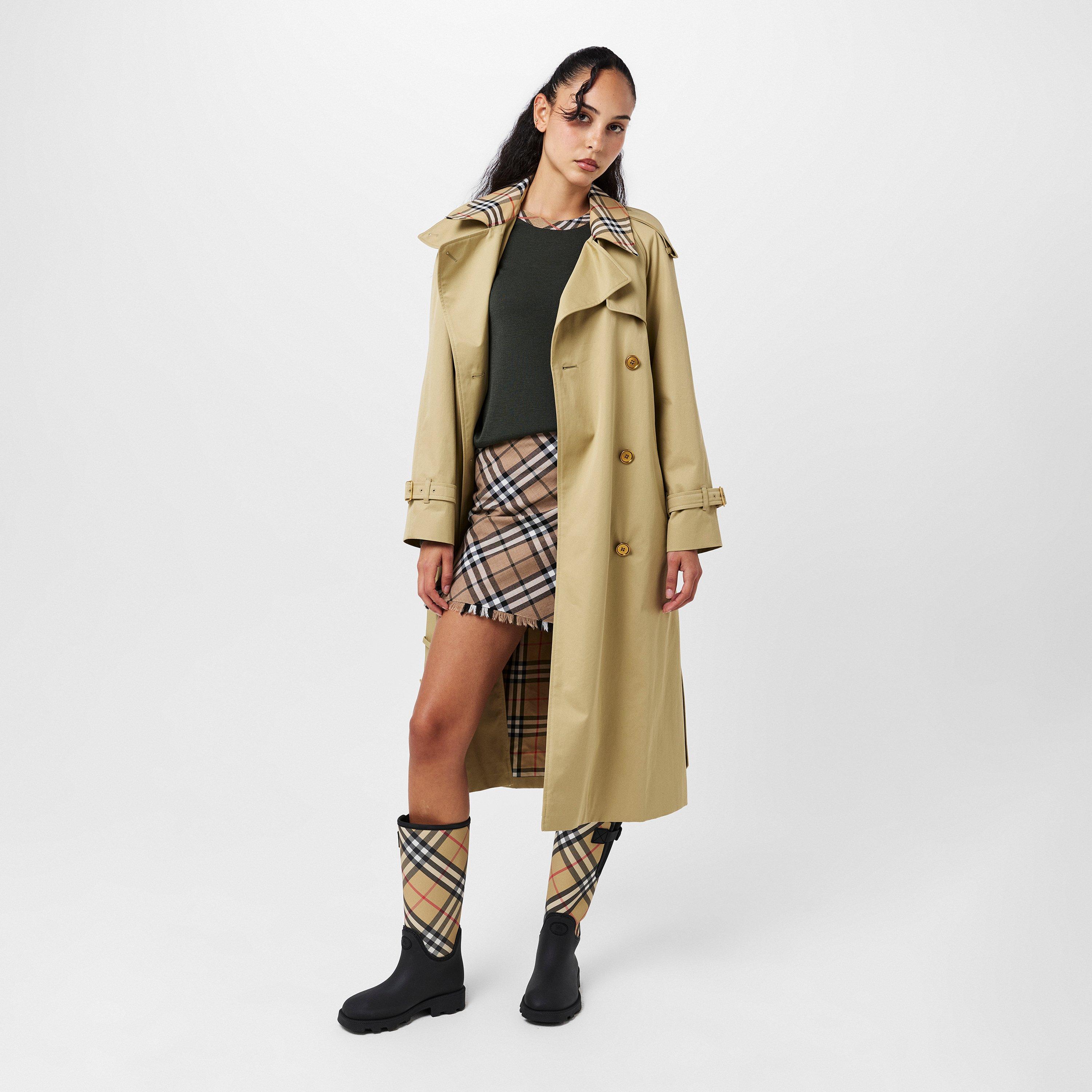 Concealed Zip Architectural Heel Knee High Boots