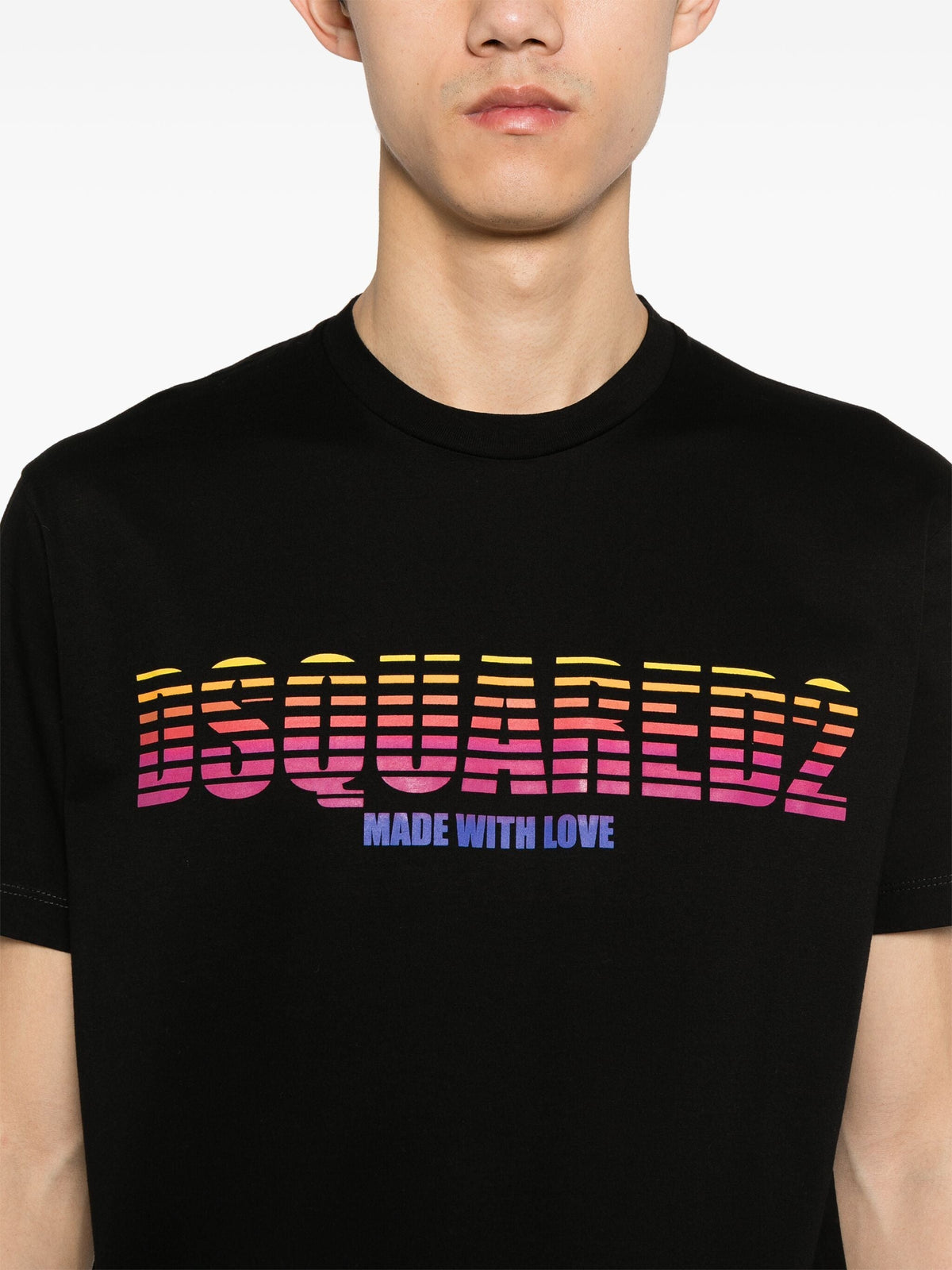 Dsquared2 Made with Love Printed T-Shirt in Black