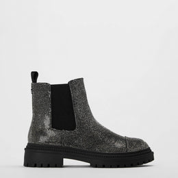 Moonlit Flat Ankle Boots