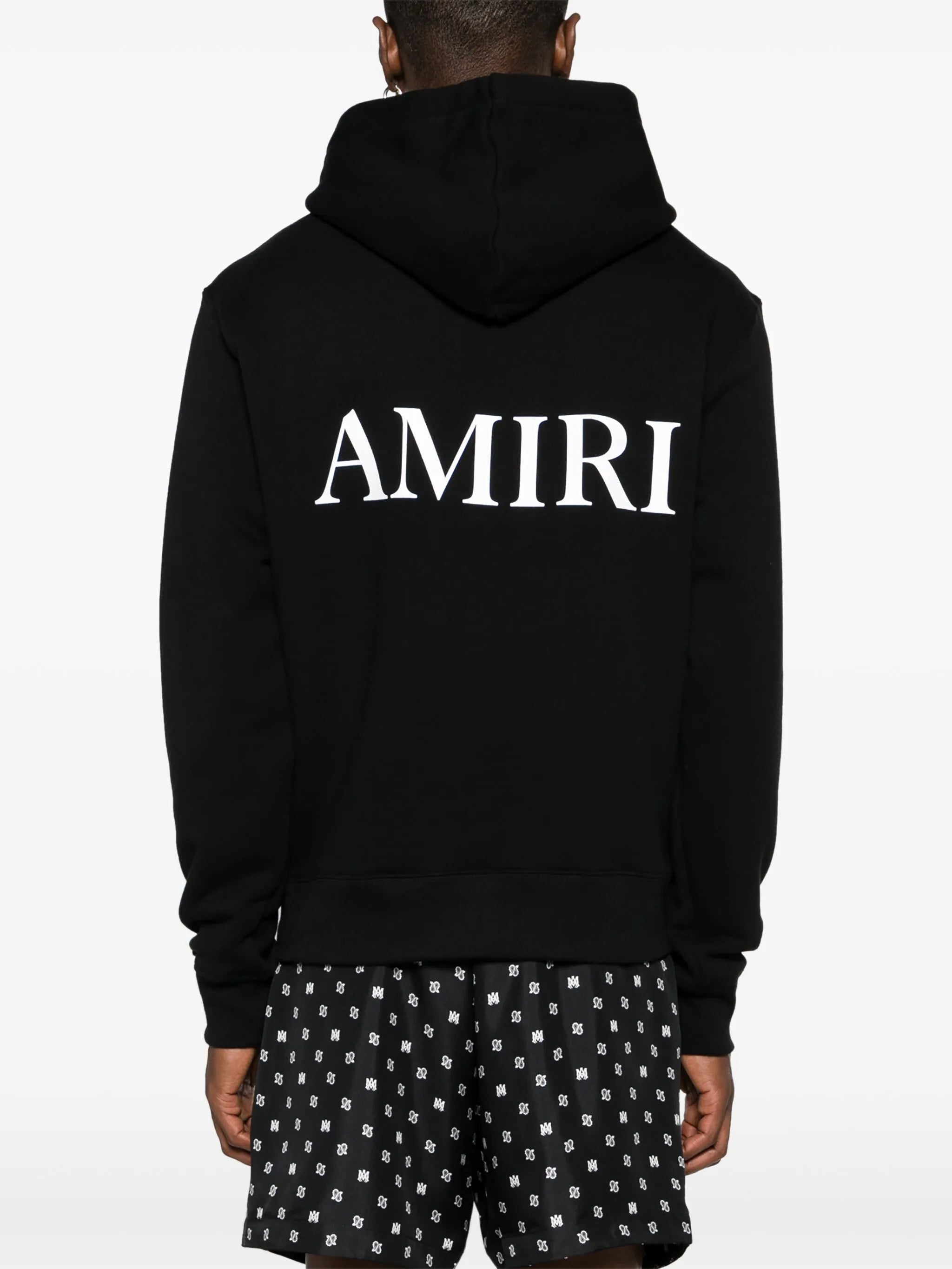 Amiri MA Core Logo Printed Hoodie in Black