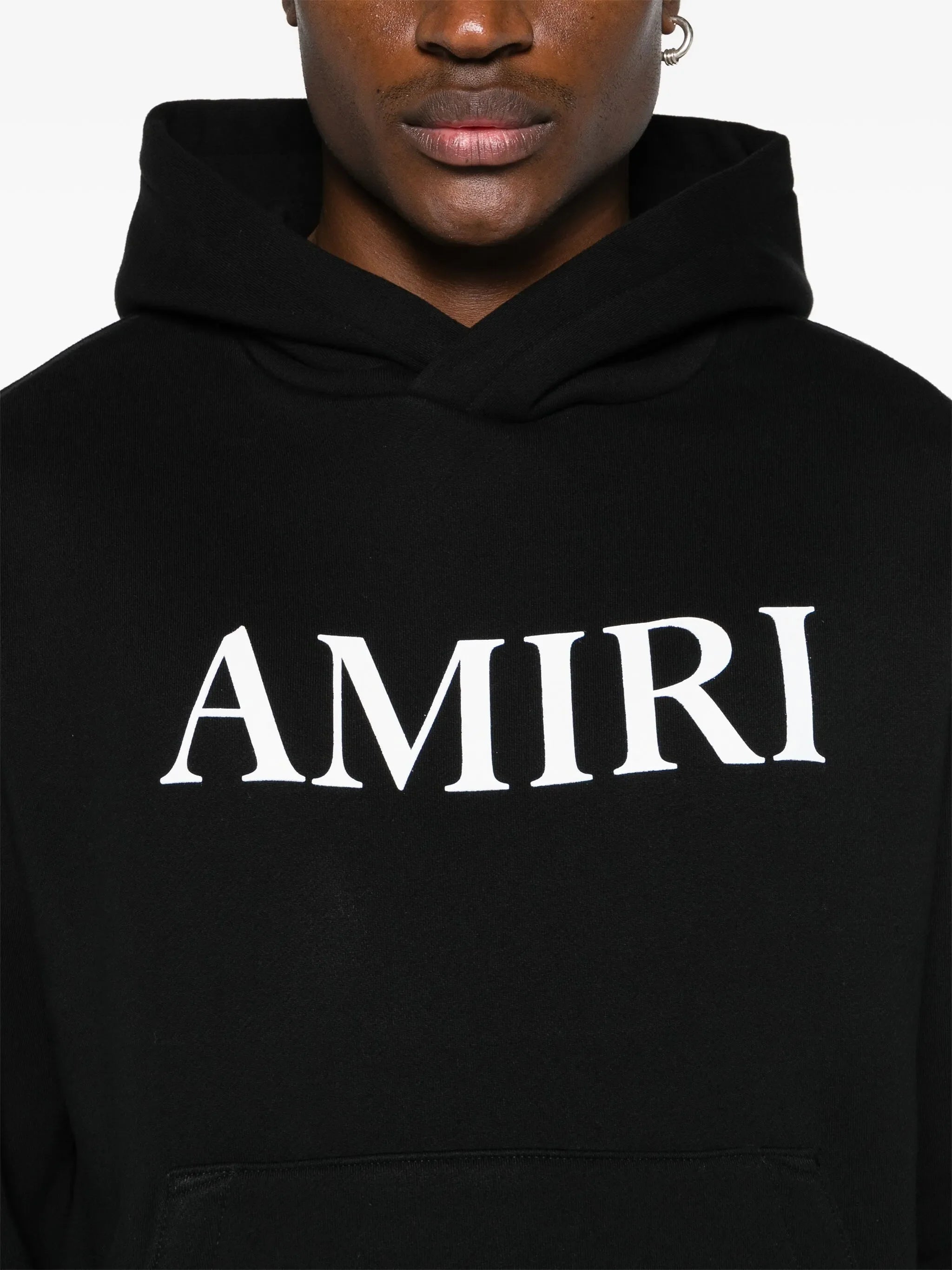 Amiri Core Logo Printed Hoodie in Black