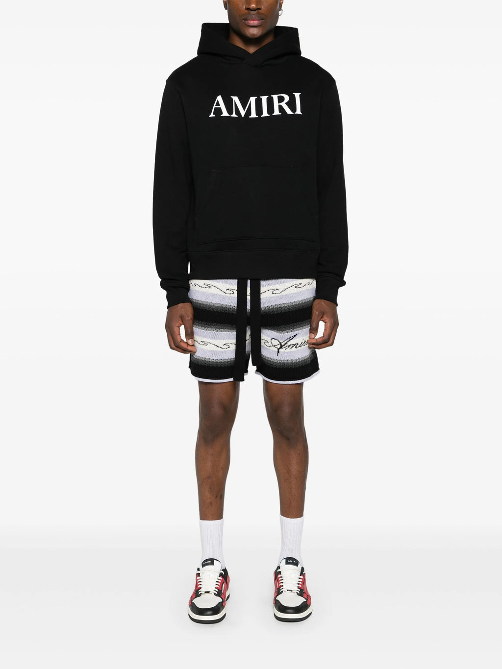 Amiri Core Logo Printed Hoodie in Black