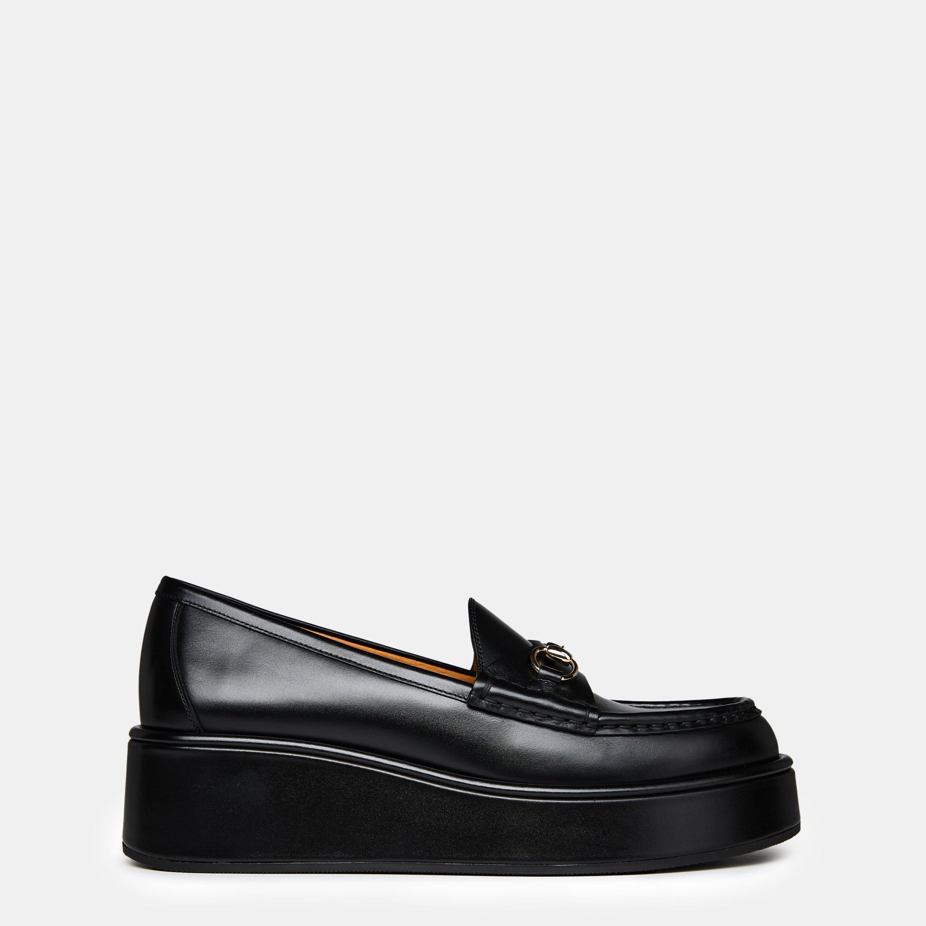 Horsebit Wedge Loafers