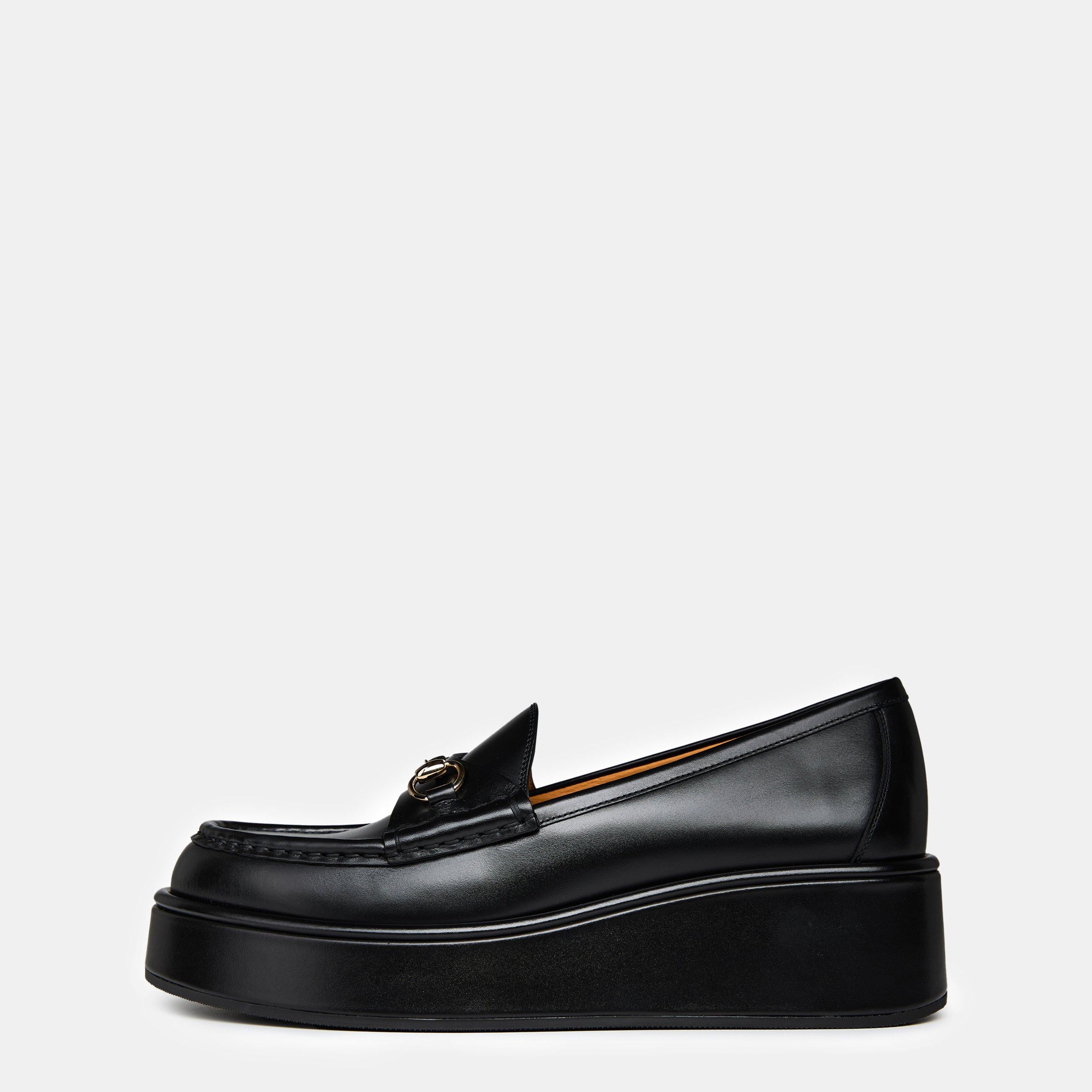 Horsebit Wedge Loafers